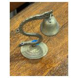 Vintage Brass Chinese Dragon Dinner Bell 