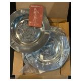 House of Representatives Wilton Armetale Pewter Ashtrays 