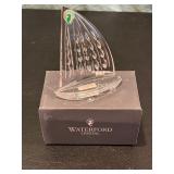 Waterford Crystal Sailboat Figurine 