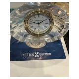 Howard Miller Crystal Table Clock 