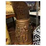 Vintage Brass Scuttle Pitcher 