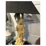 Vintage Chapman Chinoiserie Figural Table Lamp 