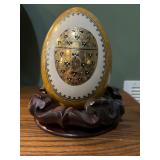 Antique Mexican Milagro Prayer Egg 