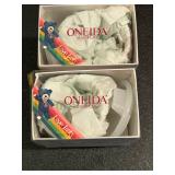 Oneida "Love Lasts" Silver Plated Baby Cups 
