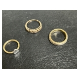 14K Gold and 18K Gold Solid Bands - Spot Priced 