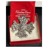 Reed & Barton Sterling 1974 Christmas Cross - Spot Priced 