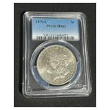 1879 S Morgan Silver Dollar MS63 - One of Many Graded US Coins 