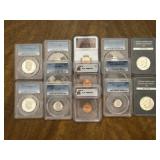 Mint Proof Sets, Silver Coins, Old Currency, Star Notes and Graded Coins