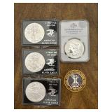 Mint Proof Sets, Silver Coins, Old Currency, Star Notes and Graded Coins