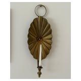 Vintage Brass Wall Scone 