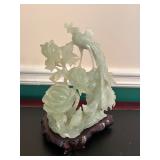 Gorgeous Jadeite Bird Carving Sculpture 