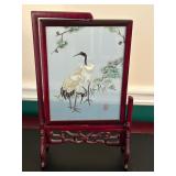 Vintage Asian Table Screen 