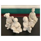 Vintage Blanc de Chine Statues 