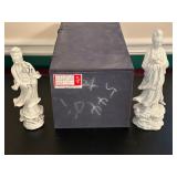Vintage Blanc de Chine Statues 