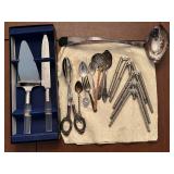 Selection of Silver and Silverplate Flatware 