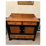 Vintage Hitchcock Furniture Sideboard Hutch Cabinet 