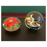 Stunning Art Glass Paperweight Collection 