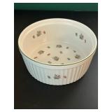Petite Fleur By Andrea Round Casserole Dish 