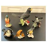 Great Selection of Bird Figurines by Goebel, Hummel and More 
