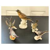 Great Selection of Bird Figurines by Goebel, Hummel and More 