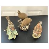 Great Selection of Bird Figurines by Goebel, Hummel and More 