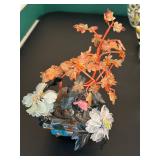 Chinese Bonsai Tree in Cloisonne Flower Pot 