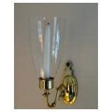 Vintage Brass Wall Scone 
