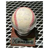 1993 Atlanta Braves Signed Baseball 