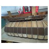 Vintage, Leaded Slag Stained Glass Fixture 