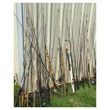 Dozens of Freshwater and Saltwater Fishing Rods/Reels 