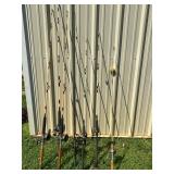 Dozens of Freshwater and Saltwater Fishing Rods/Reels 