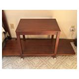 Multi-Tiered Side Table w/ Wheels 