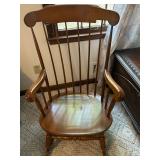 Vintage Wooden Rocking Chair 