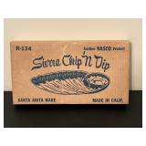Vintage Santa Anita Ware "Sierra Chip 