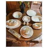 Noritake "Shenandoah" Bone China Set - 12 Place Settings and Serving Pieces 