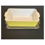 Vintage Pyrex Yellow Refrigerator Casserole Baking Dish 