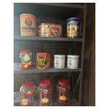 Assorted Vintage Cans and Tins