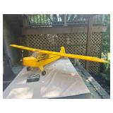 RC Piper J-3 Cub Style Model Airplane w/