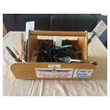 Model Aviation Wood Caddy & Supplies