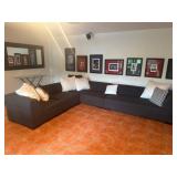 Contemporary Modular Sectional Sofa in D