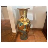 Large Decorative Asian-Style Floor Vase