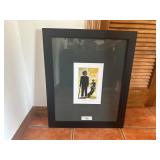 Framed print titled King Among Clergy by
