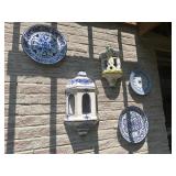 Decorative talavera-style ceramic plates