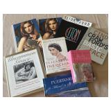 Assorted lot of 10 books on celebrities