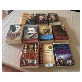 Assorted lot of 10 books on celebrities