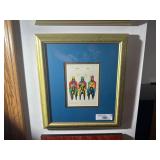 Framed signed print of the Three Kings i