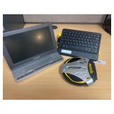 Assorted lot of DVD player, ZAGG Bluetoo