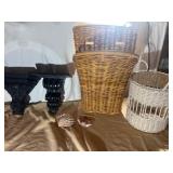 Black Corbels, Wicker Baskets