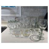 Assorted Glassware & Stemware Collection