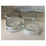 Vintage CorningWare Casserole Dishes (Se